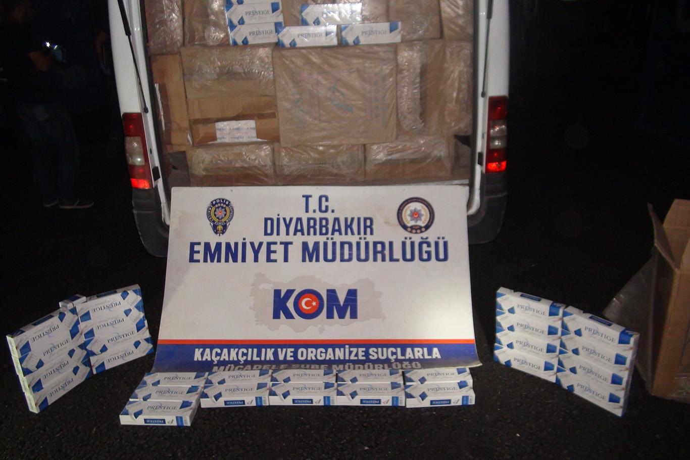Diyarbakır’da kaçakçılık baskını